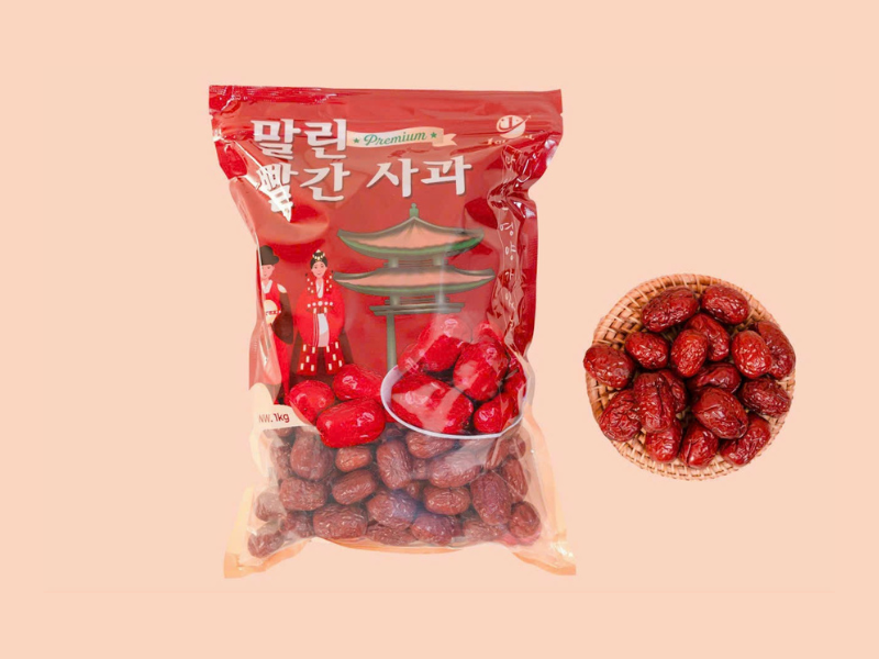 Táo Đỏ Tiến Cung Sấy Khô Hộp 1000g